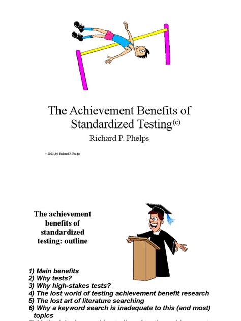 the impact of reading achievement on standardized testing|benefits of standardized testing.